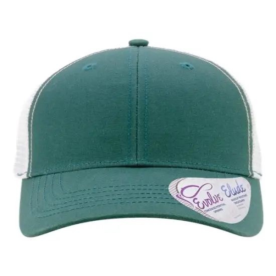 Infinity Her&reg; Women's Modern Trucker Cap Emerald/ White {1}