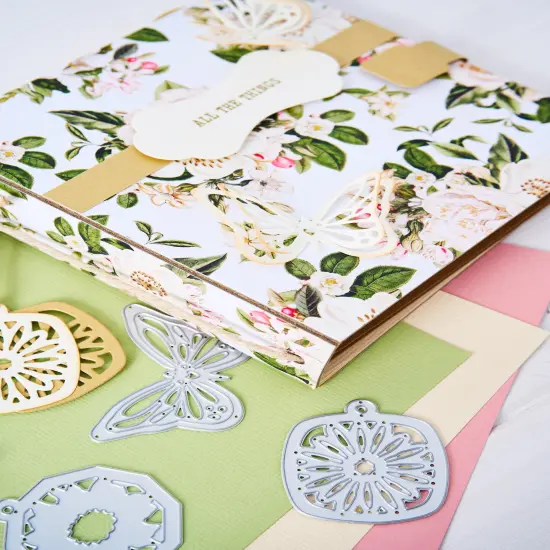 Sizzix Layered Stencils By Eileen Hull 4/Pkg-Plate And Pattern {7}