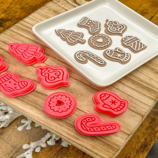 GINGERBREAD COOKIES | CHISTMAS | CLAY CUTTERS {3}
