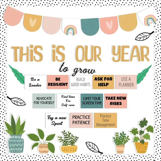 Boho Motivational Bulletin Board Set {1}