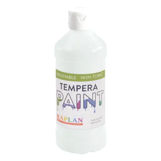 Kaplan Early Learning Company Kaplan Washable Tempera Paint - 16 oz - Set of 8 {6}