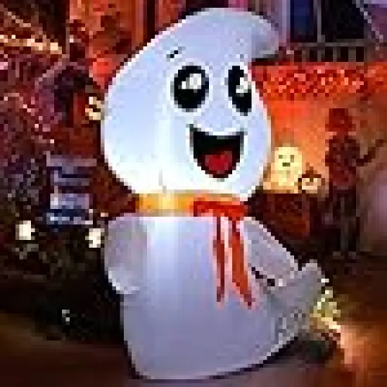 Cute Ghost Outdoor Decorations {3}