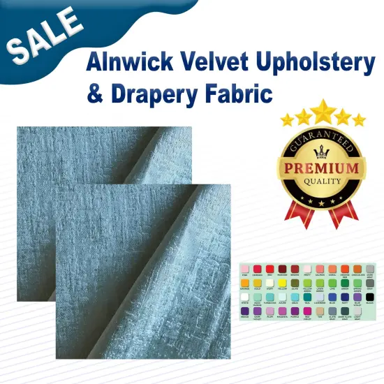 Alnwick Velvet Upholstery & Drapery Fabric Spa {2}