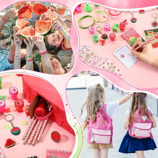 113 Pcs Watermelon Pi&ntilde;ata for Kids Boys Girls Birthday, One in a Melon Party Decorations Summer Fruit Party Game Supplies {5}
