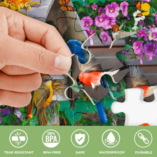 35 Piece Dementia Puzzles for Elderly | Birds, Steeds and Old City {4}