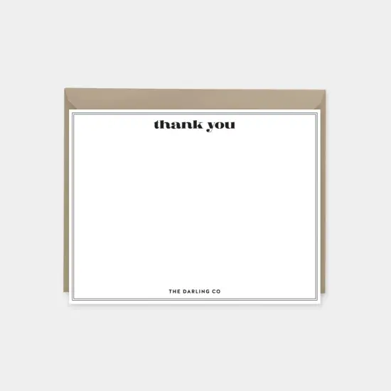 Elegant Minimal Note Cards III {1}
