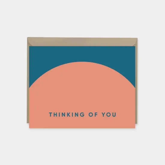 Geo Thinking of You Cards, Geometric {6}