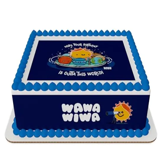Wawawiwa Planets Birthday Edible Cake Topper {2}