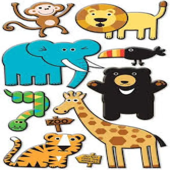 Sticko Zoo Animals Dimensional Stickers {1}