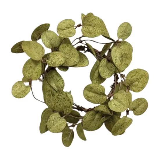 Penny Leaf Candle Ring Yellow {3}