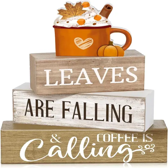 4 Pcs Fall Tabletop Decor {1}