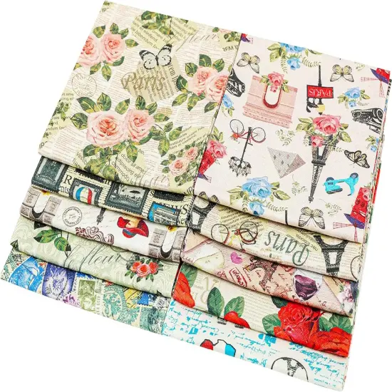 25 Options- 100% Cotton Quilting Fabric Bundles 10pcs Fat Quarters 18&rdquo;x21&rdquo; {3}