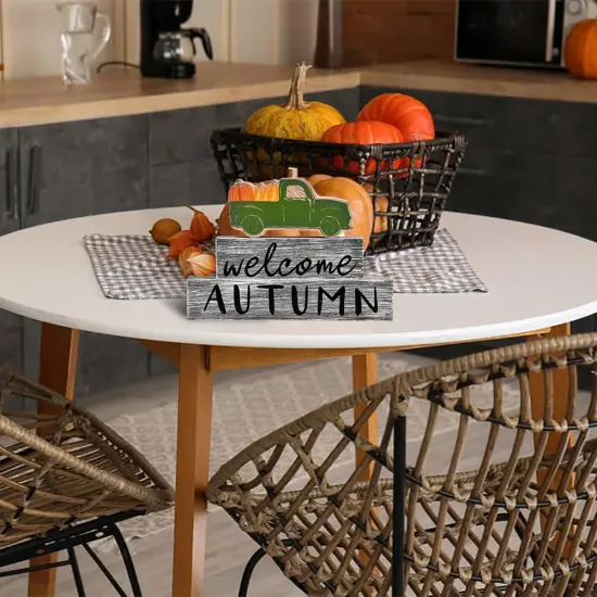 3PCS Wooden Fall Table Decoration {3}