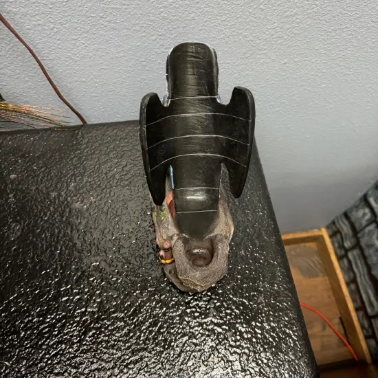 Indian Totem Wine Bottle Holder Statue {6}