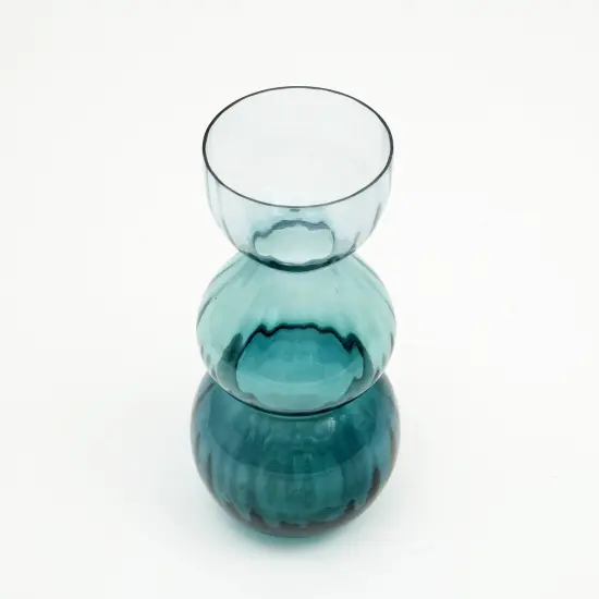 Decorative Opulent Bauble Glass Vase - 6.50 X 14" {3}