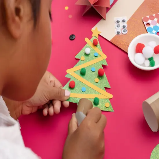 Colorbok Kids Christmas PDQ 4/Pkg-Holiday Paper Roll Kit {7}