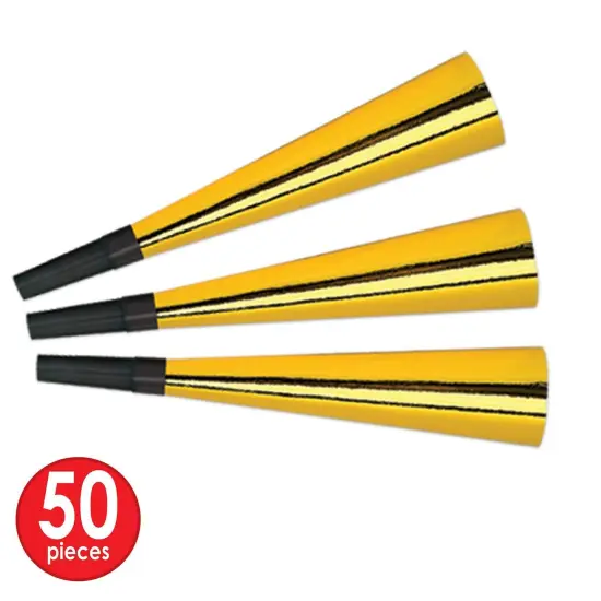 Beistle Gold Glow New Year's Eve Party Kit for 50 People {5}