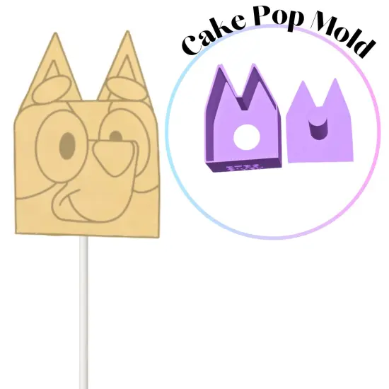 Blue Heeler CakePop Mold {6}