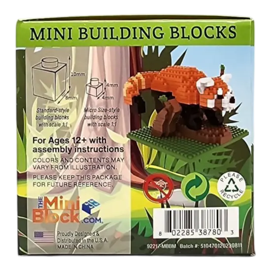 Mini Building Blocks - Red Panda {3}