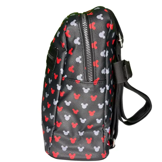 Mickey All Over print 10" Mini Deluxe Backpack with 1 Front pocket {4}