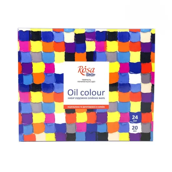 Rosa Studio Oil Paint Set 24 colors (0.68 oz each) {1}