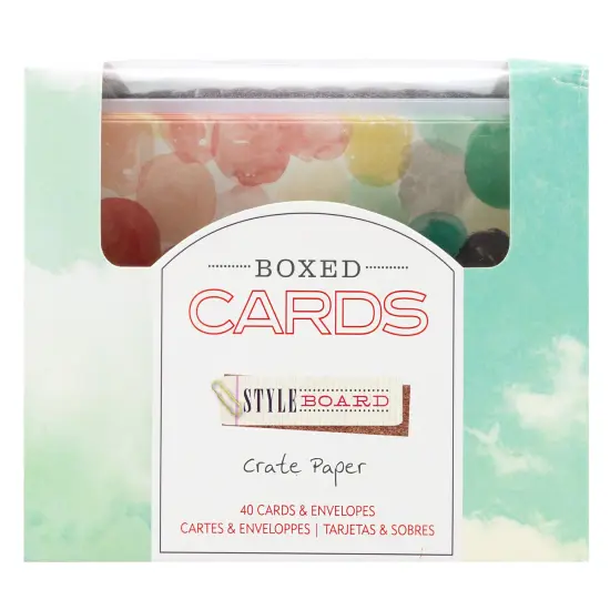 Crate Paper A2 Cards W/Envelopes (4.375"X5.75") 40/Box-Styleboard {1}