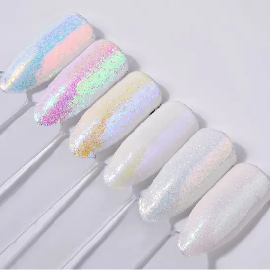 Nail Art Glitters Sequins 3D Holographic {4}
