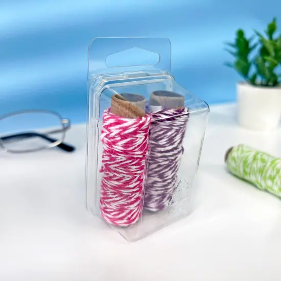 Collecting Warehouse Clear Plastic Clamshell Package / Storage Container, 2.31" H x 1.5" W x 1.25" D {4}