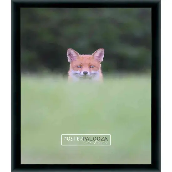 Square Simple Black Picture Frame - UV Acrylic, Foam Board Backing, Hanging Hardware {4}