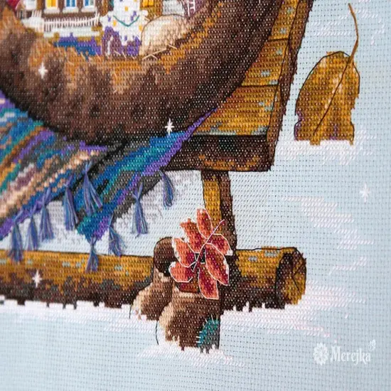 Cozy Winter K-107 Counted Cross-Stitch Kit {3}