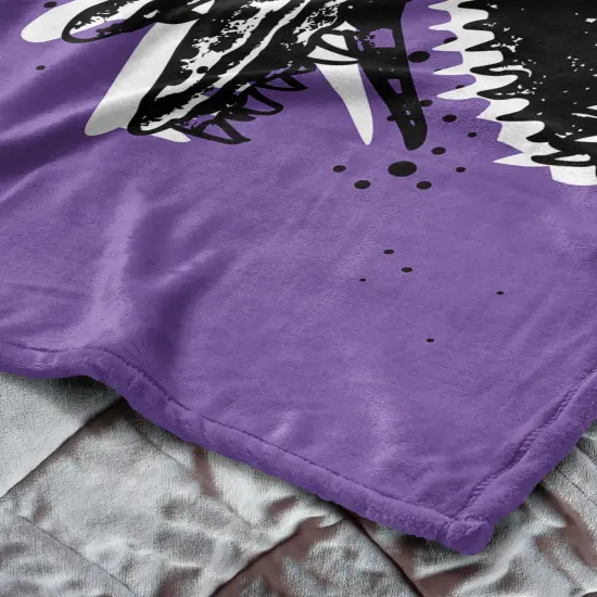 Warner Brothers Beetlejuice Silk Touch Throw Blanket I Hate Sandworms {5}