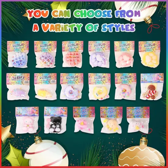 3pcs Squishy Cat Squeeze Toys {4}