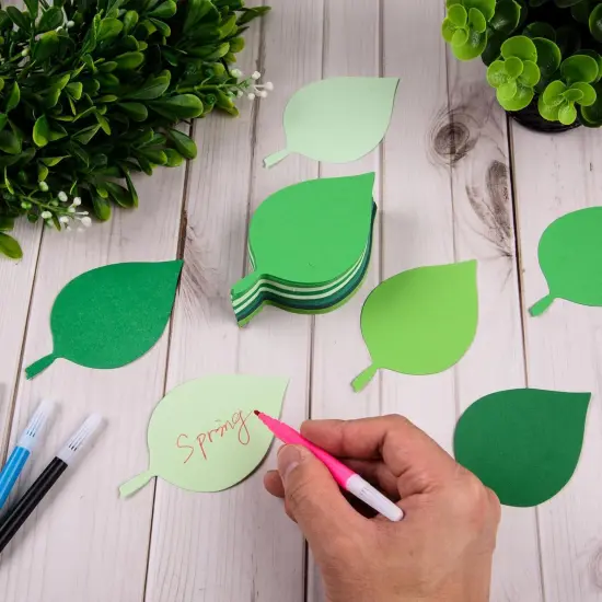 200 Pcs Paper Leaf Cutouts {4}