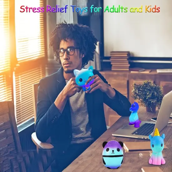 Slow Rising Galaxy Squishy Toys Set - 6 Pack {4}