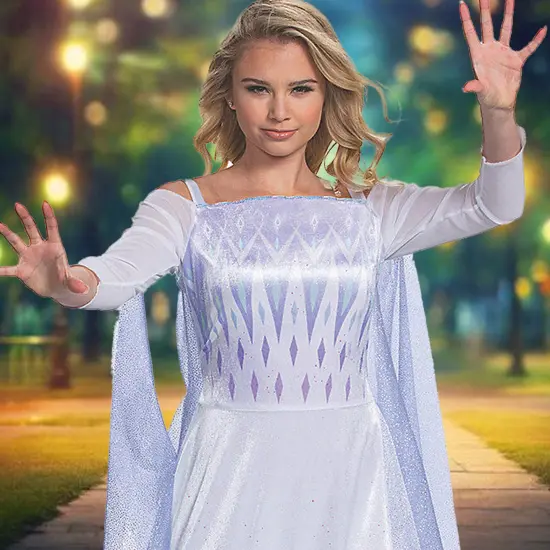 Deluxe Elsa SEA Costume Dress Inspired by Frozen Adventure Look {3}