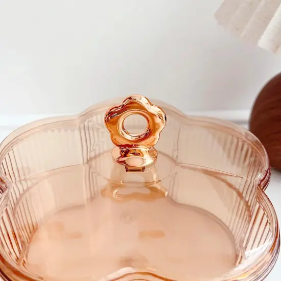 Acrylic Clear Jewelry Organizer Box 2-Layer with Handle {4}