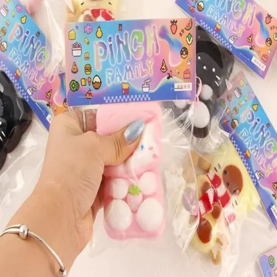 3pcs Squishy Cat Squeeze Toys {5}