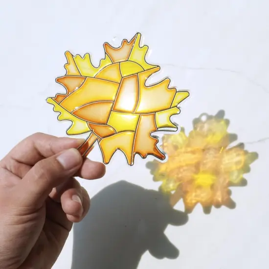 27 Sets Fall Leaf Suncatchers Ornaments Decorations DIY {3}