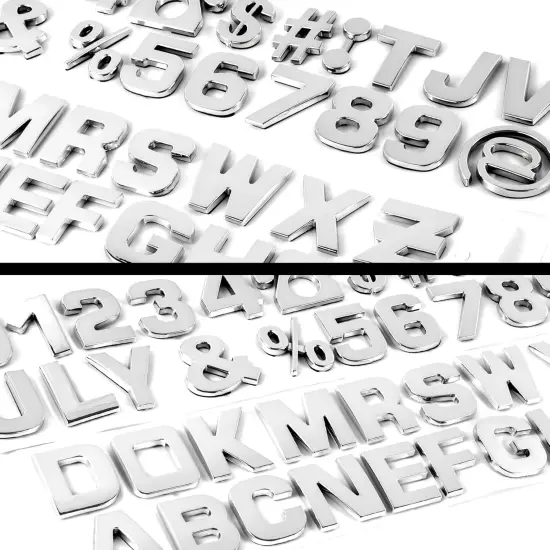 43Pcs Car Emblem Letters Sticker DIY {4}