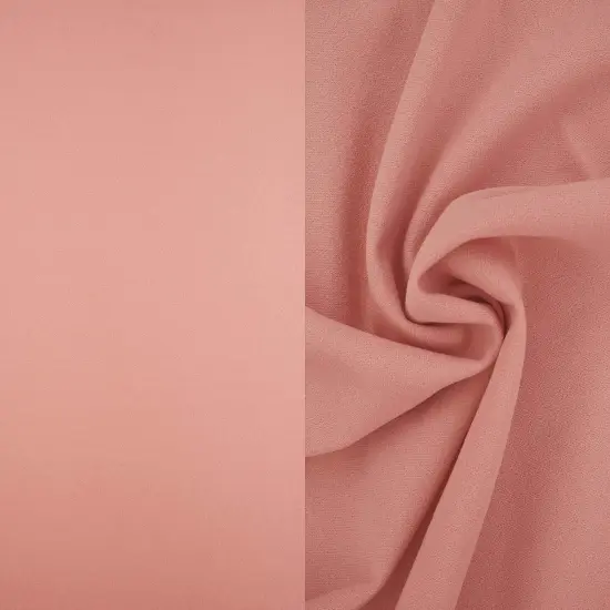 1 Yard Solid Techno Crepe Fabric, Heavy Stretch 58/60" Wide for Apparel ROSE NEW {1}