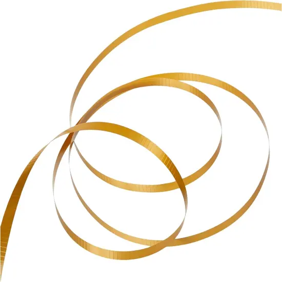 Gold Curling Ribbon - 500 Yards {3}