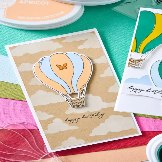 Sizzix A6 Layered Stencils 4/Pkg by Catherine Pooler-In The Clouds {4}