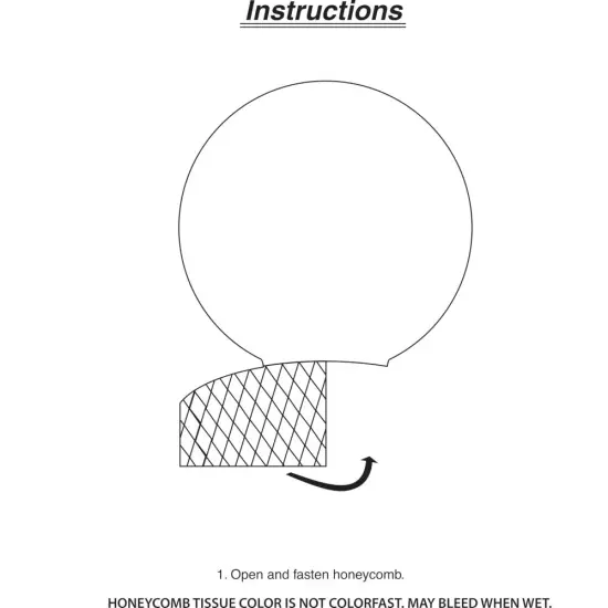 Sparkle Spa Honeycomb Table Center Piece Decoration {5}