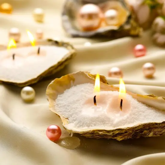 2.2lb Unscented Scented Pearled Candle Sand Wax Set with wicks {1}