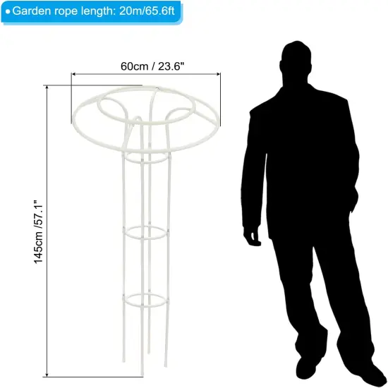 Garden Trellis for Climbing Plants Outdoor - 145cm {2}