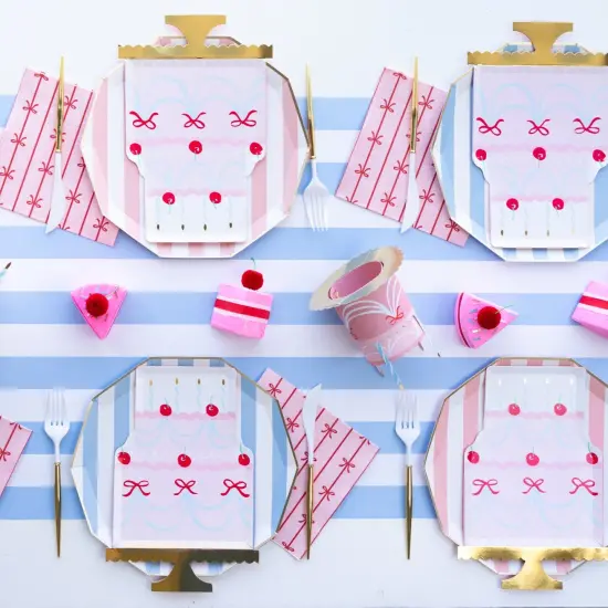 SIGNATURE BOW LARGE NAPKINS {6}