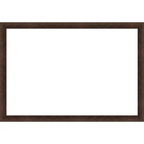Warm Walnut Narrow Framed Dry Erase Magnetic Board {1}