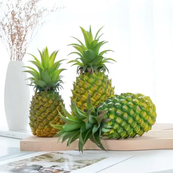 2 Pack Artificial Pineapple - Medium Green {5}