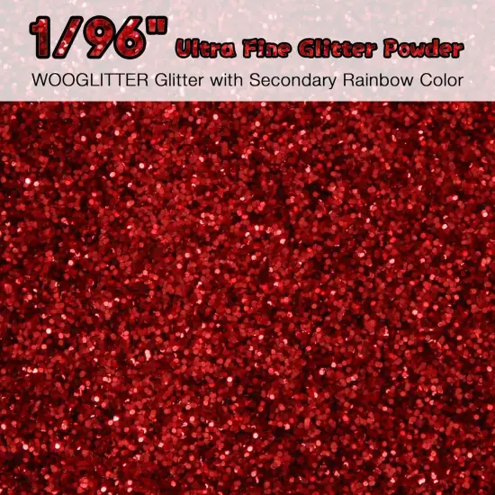 Ultra Fine Red Glitter, 7.05 Oz (200g), Fine Glitter for Resin Crafts Nails Tumblers Slime Cosmetic and Festival Decoration - Red Fine Glitter Bulk {4}
