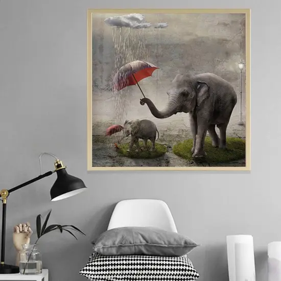 5D DIY Diamond Art Painting Kits for Adults Full,Elephant Full Drill Embroidery Paintings Rhinestone Pasted DIY Painting Cross Stitch Arts Crafts {2}